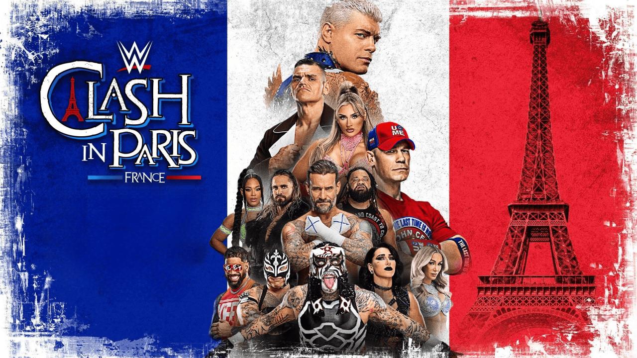 مشاهدة عرض WWE Clash In Paris 2025 مترجم كامل HD بجودة عالية